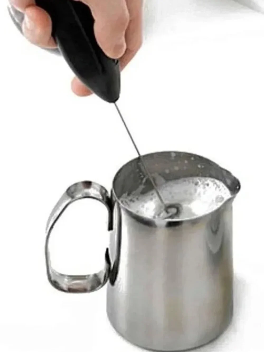 Handheld Milk FROTHER – Battery Operated Coffee & Latte Foam Maker